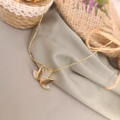 Lotus çiçeği kolye - K04