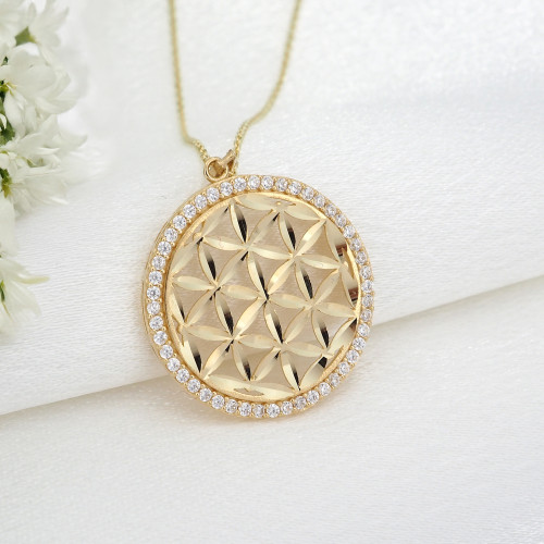 Yaşam Çiçeği Kolye - K05